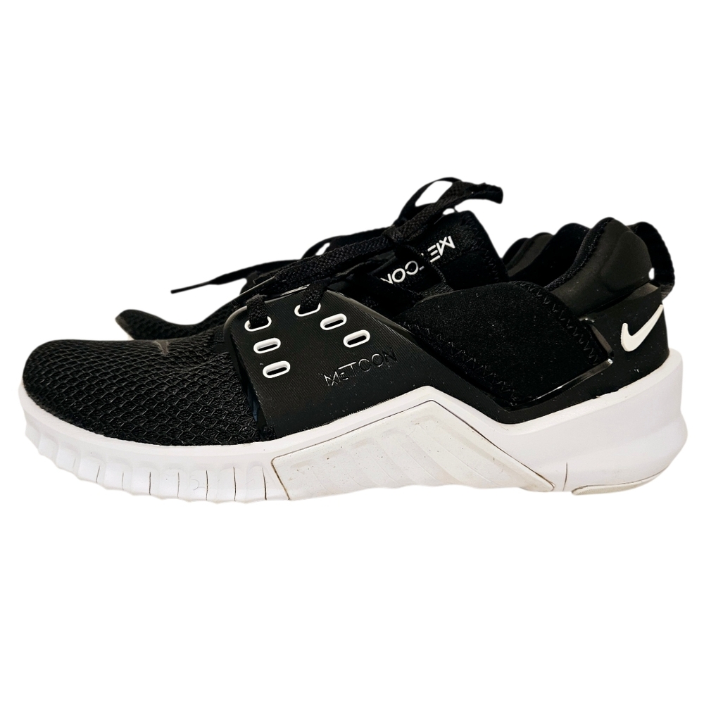 Nike Free x Metcon 2 Black and White Athletic Training Sneakers Women's Size 6.5
